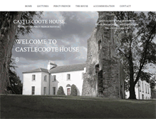 Tablet Screenshot of castlecootehouse.com